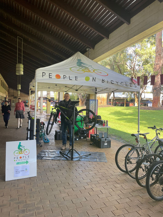 Bike service day — Murdoch staff and students