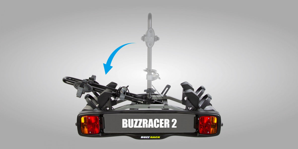 Buzz Rack Buzzracer 2 — tow ball platform, 2 bikes