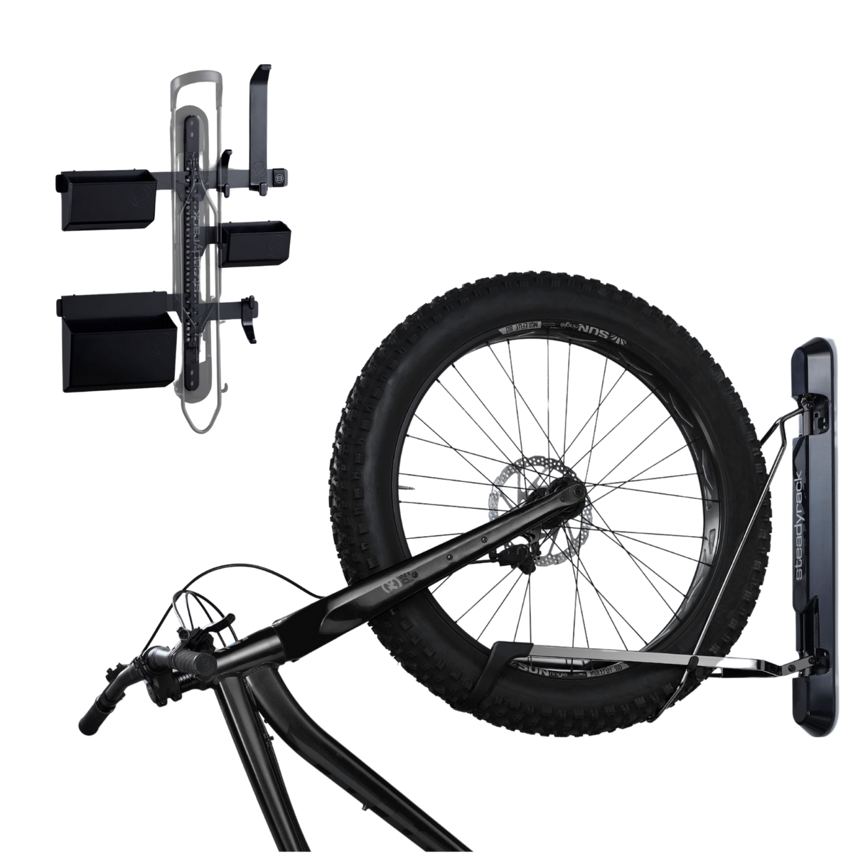 Steadyrack ProFlex Fat rack and GearMate bundle