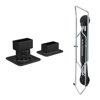 Steadyrack Classic Fat rack with post brackets — no wall fixing