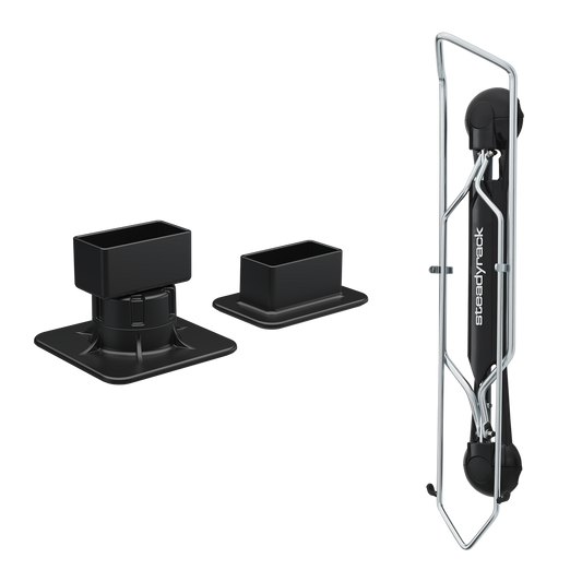 Steadyrack Classic Fat rack with post brackets — no wall fixing