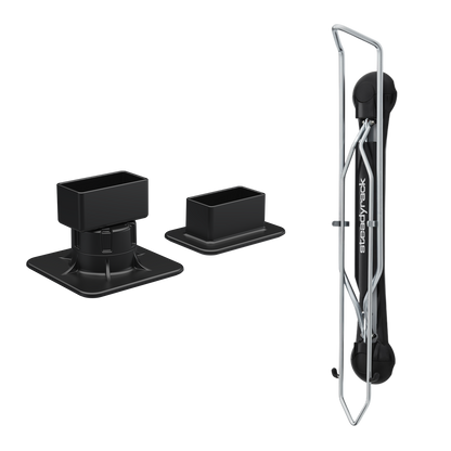 Steadyrack Classic MTB rack with post brackets — no wall fixing