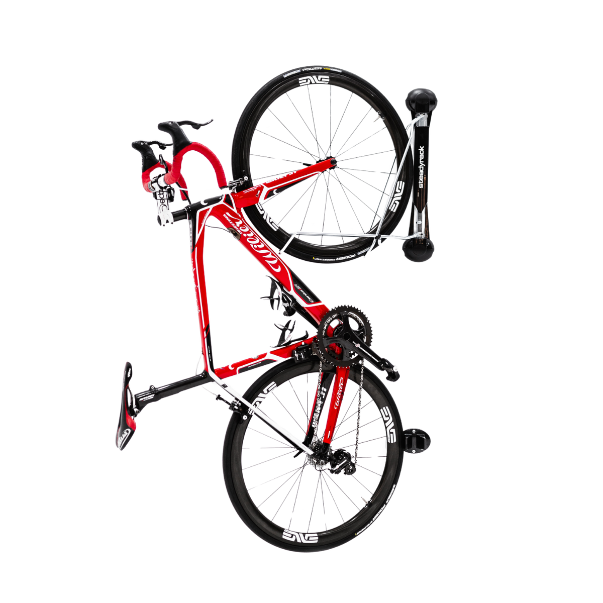 Steadyrack Classic Road bike rack — wall mount, folds away