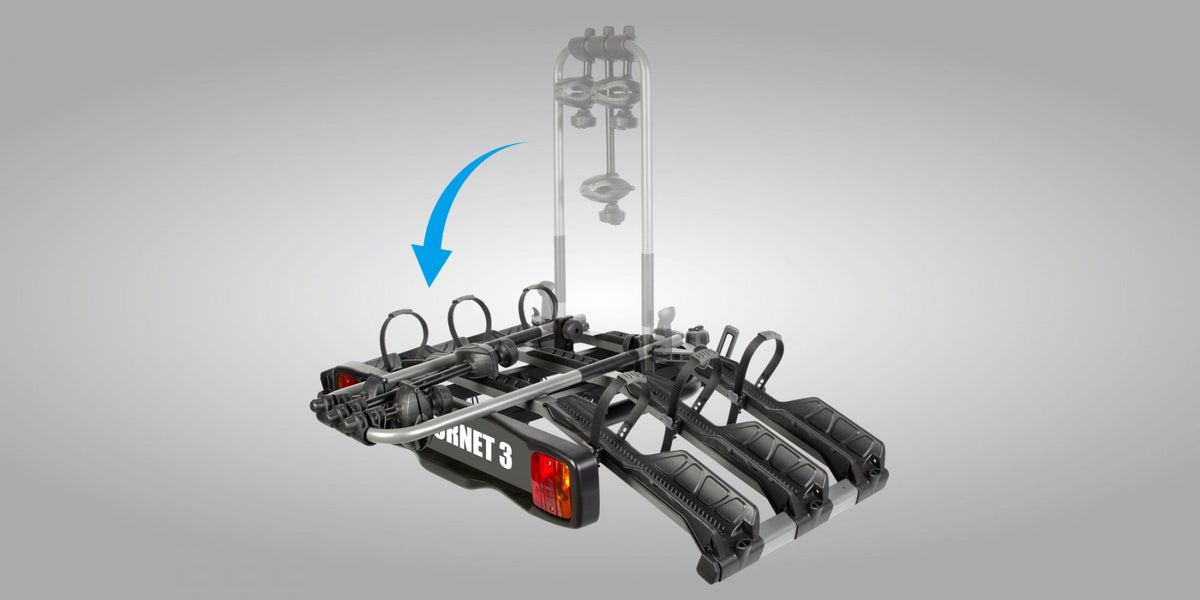 Buzz Rack e-Hornet 3 — tow ball e-bike platform, 3 bikes