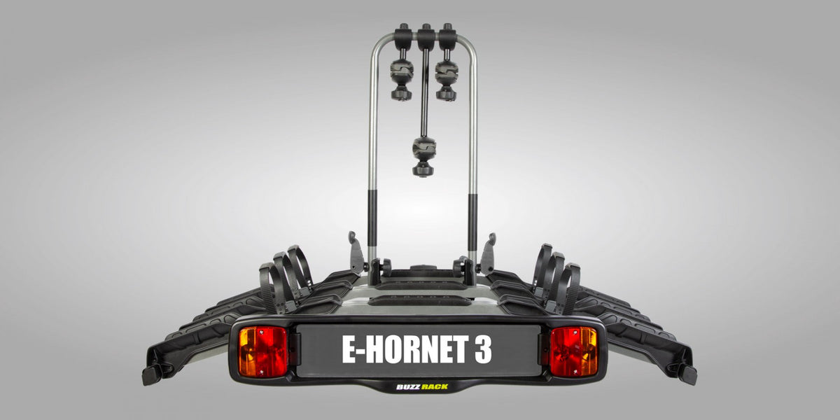 Buzz Rack e-Hornet 3 — tow ball e-bike platform, 3 bikes