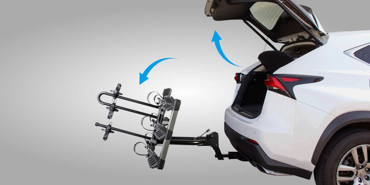 Buzz Rack Eazzy H3 — folding hitch platform, 3 bikes