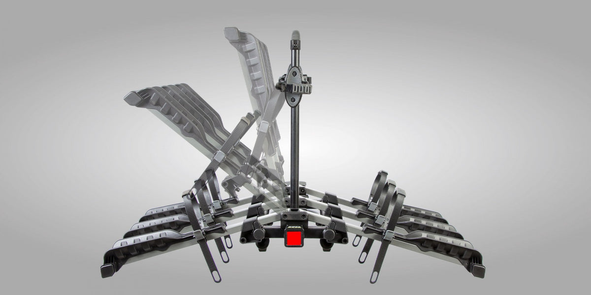 Buzz Rack Eazzy H3 — folding hitch platform, 3 bikes