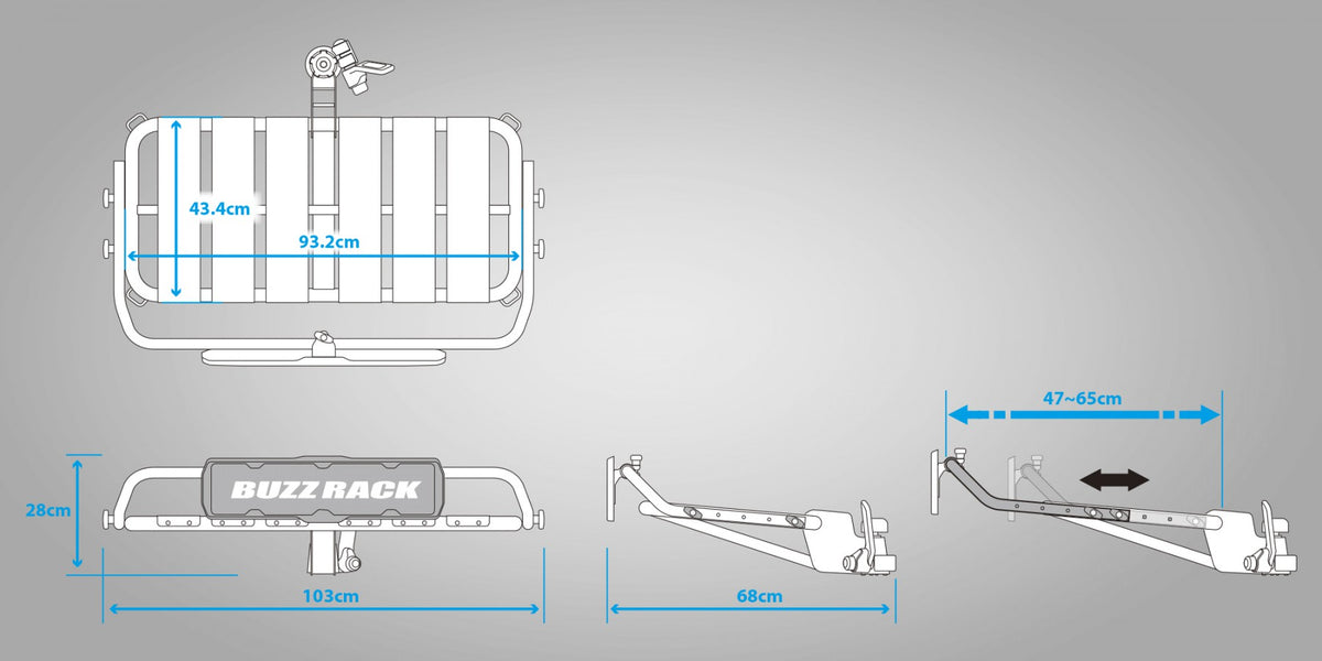 Buzz Rack P10s Buzzpro — tow ball cargo platform