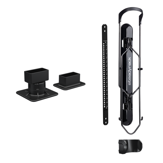 Steadyrack ProFlex Fat rack with post brackets — no wall fixing