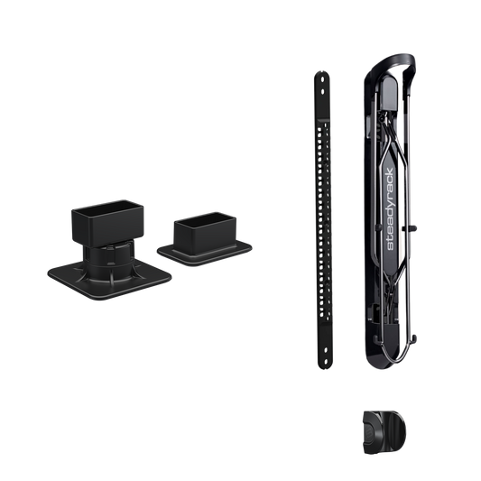 Steadyrack ProFlex Narrow rack with post brackets — no wall fixing