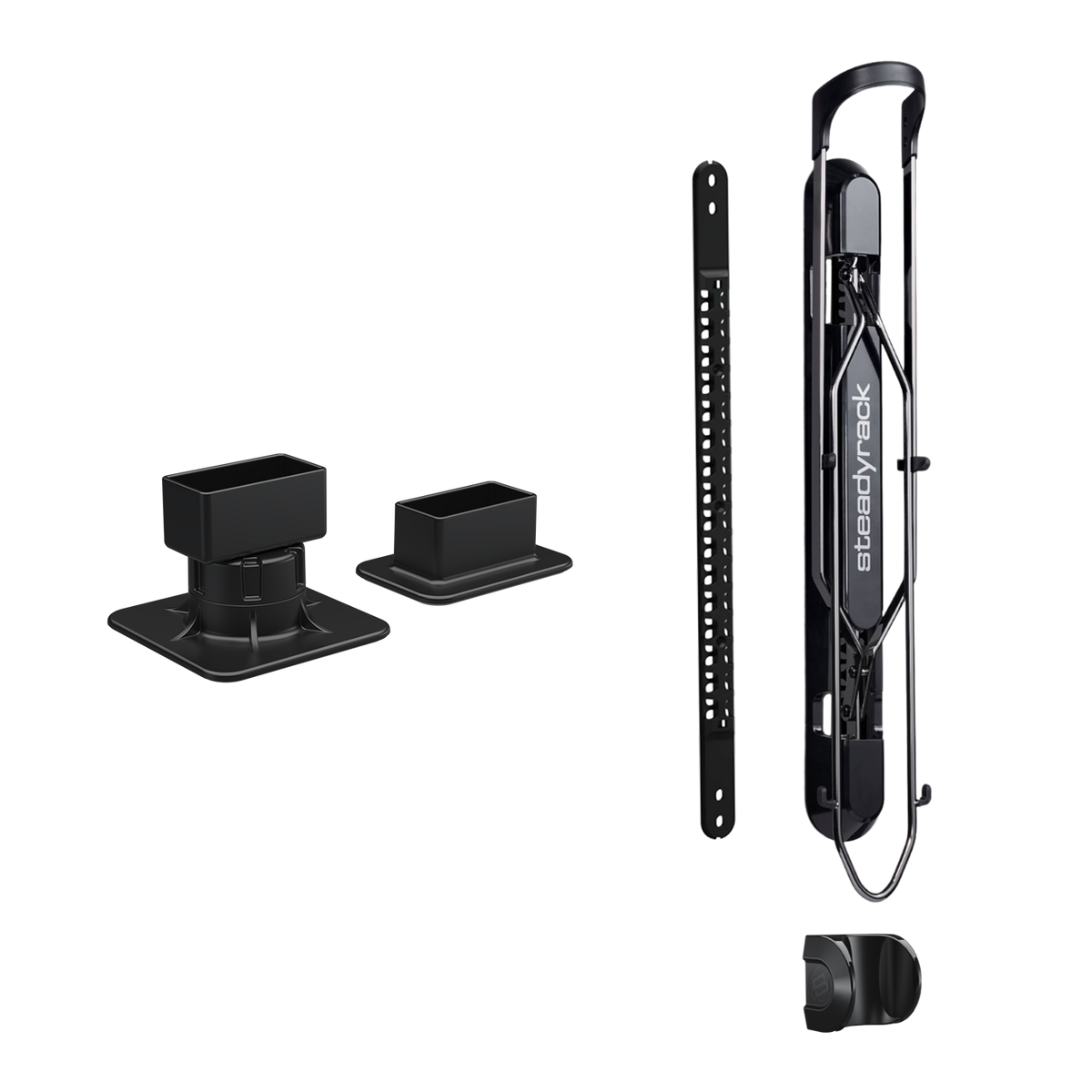 Steadyrack ProFlex Wide rack with post brackets — no wall fixing