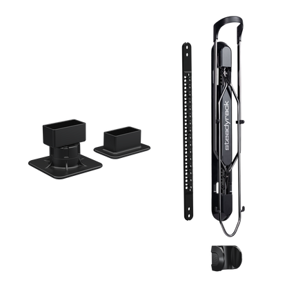 Steadyrack ProFlex Wide rack with post brackets — no wall fixing