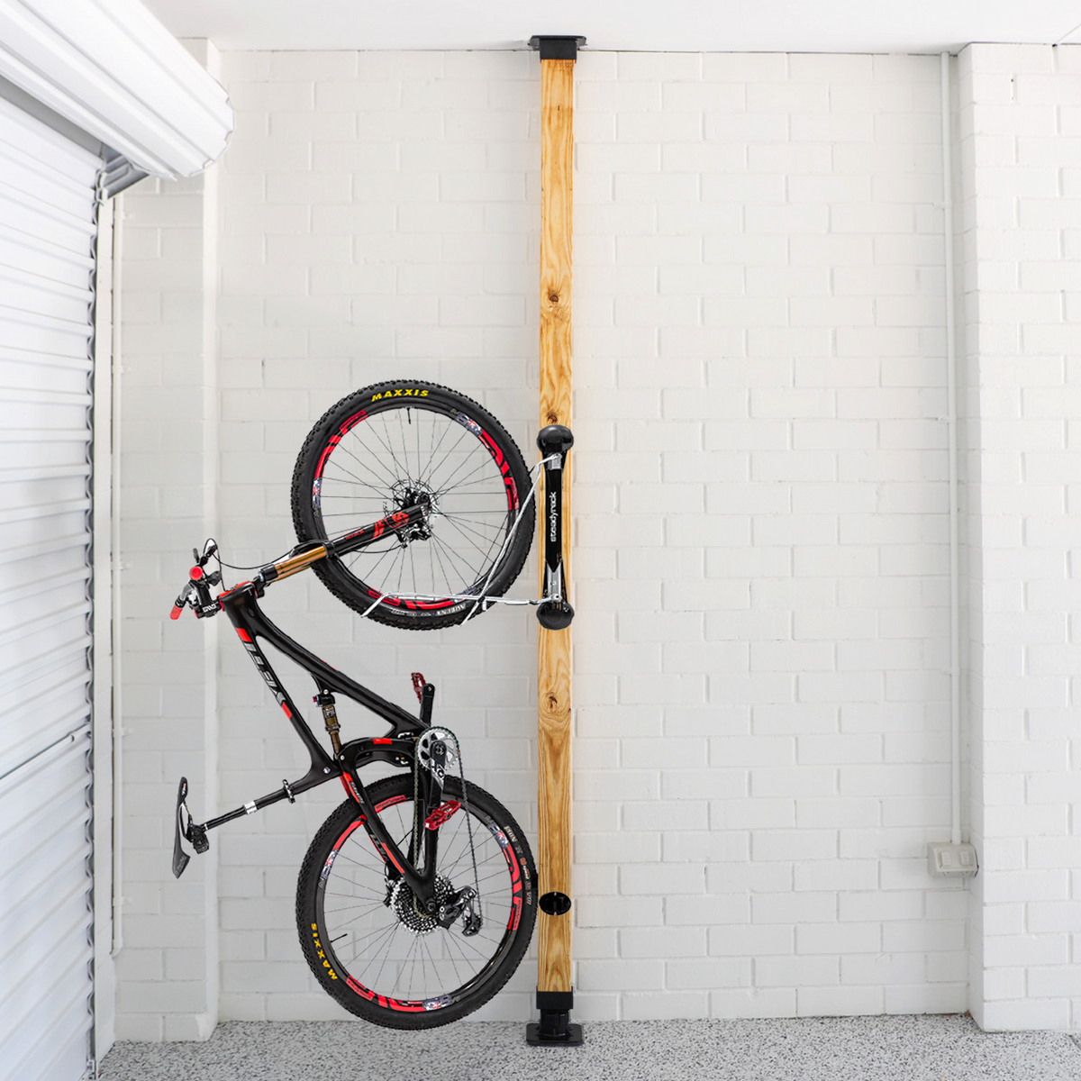 Steadyrack Classic MTB rack with post brackets — no wall fixing