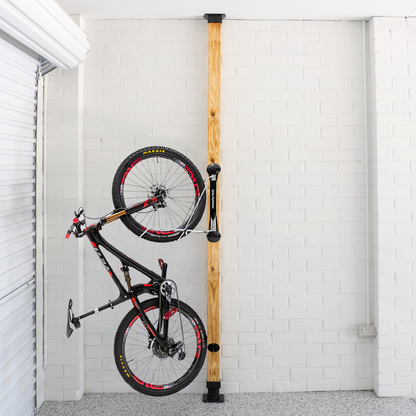 Steadyrack Classic MTB rack with post brackets — no wall fixing