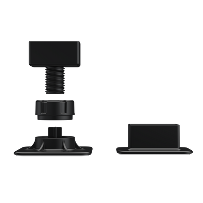 Steadyrack ProFlex Narrow rack with post brackets — no wall fixing