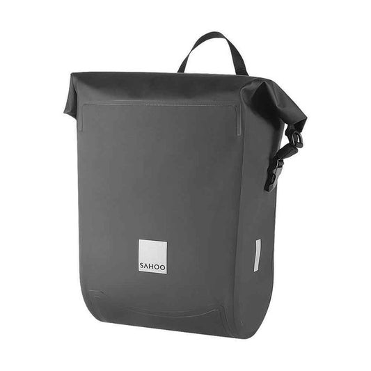 Sahoo pannier — 20 L, waterproof, rigid back, carry handle