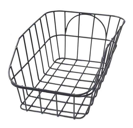 Rear wire basket — fixed, 47 × 33 × 21 cm