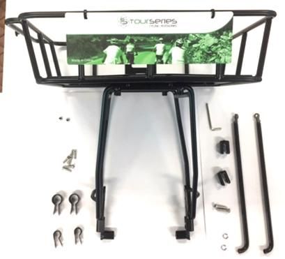 Front rack with basket — heavy duty, 10 kg