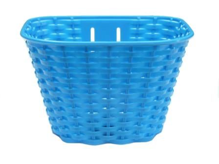 Kids' front basket — plastic, 16–20" bikes