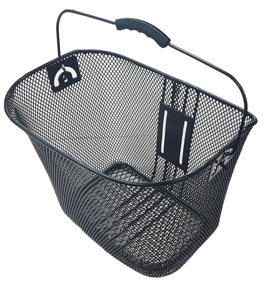 Front mesh basket — adjustable bracket, light loads