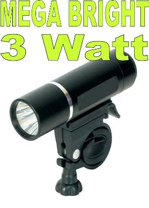 Front light — 3 W, alloy, 2 function