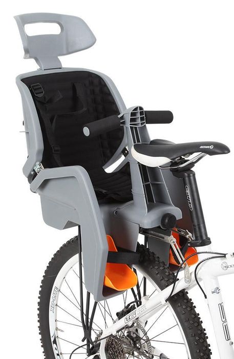 Beto Deluxe child seat with rack — 26" disc bikes