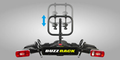 Buzz Rack Scorpion Lite 2 — tow ball e-bike rack, 2 bikes