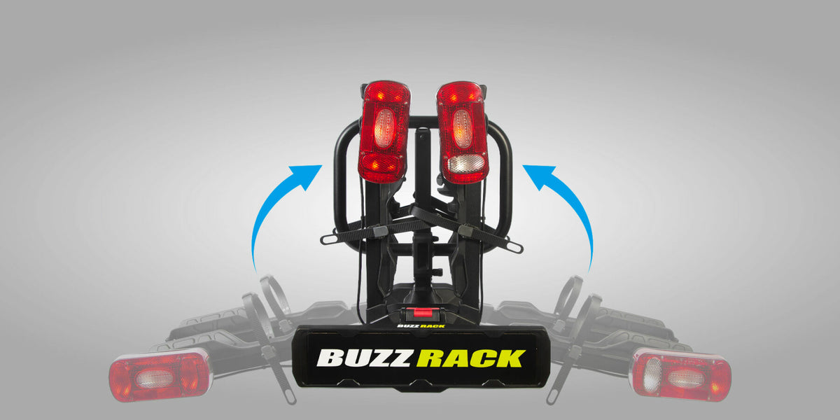 Buzz Rack Scorpion Lite 2 — tow ball e-bike rack, 2 bikes