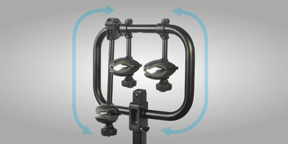Buzz Rack Scorpion Lite 3 — tow ball e-bike rack, 3 bikes