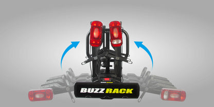 Buzz Rack Scorpion Lite 3 — tow ball e-bike rack, 3 bikes
