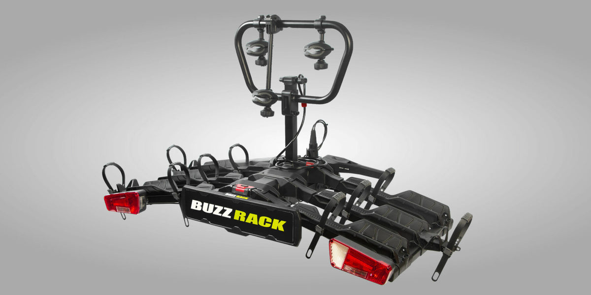 Buzz Rack Scorpion Pro 3 — tow ball e-bike rack, 3 bikes