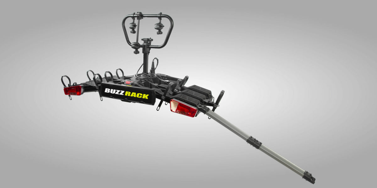Buzz Rack Scorpion Pro 3 — tow ball e-bike rack, 3 bikes
