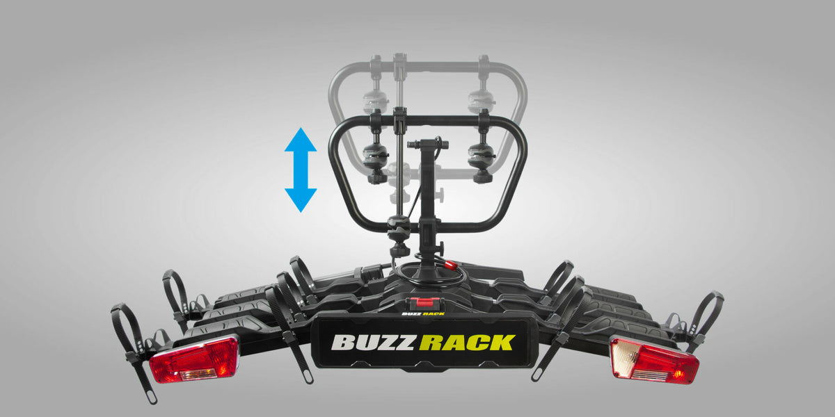 Buzz Rack Scorpion Pro 3 — tow ball e-bike rack, 3 bikes