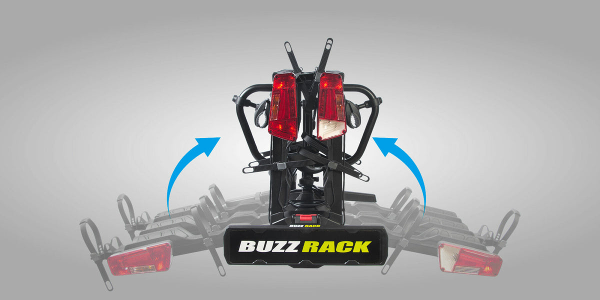 Buzz Rack Scorpion Pro 3 — tow ball e-bike rack, 3 bikes