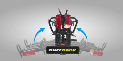Buzz Rack Scorpion Pro 3 — tow ball e-bike rack, 3 bikes